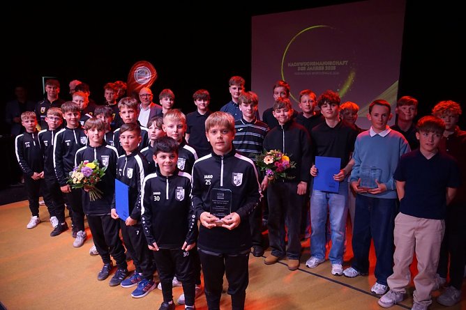 Die drei besten Nachwuchsmannschaften aus dem vergangenen Jahr. (Foto: ssc)