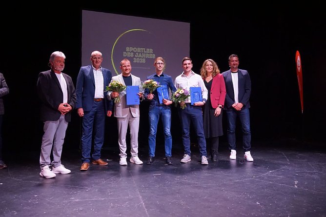Marco Nebelung holte sich den Titel "Sportler des Jahres" vor Christoph Keil und Sebastian Carl. (Foto: ssc)