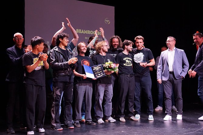 F&uuml;r ein politisches Statement sorgten die Basketballer des Seamrog BC von der SG Leimbach (Foto: ssc)