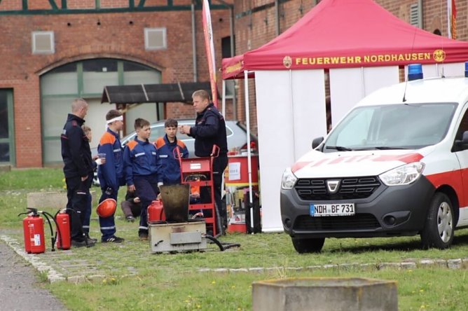 Jugendwehrtag in Sundhausen. (Foto: Pressestelle Stadt Nordhausen) Jugendwehrtag in Sundhausen. (Foto: Pressestelle Stadt Nordhausen)