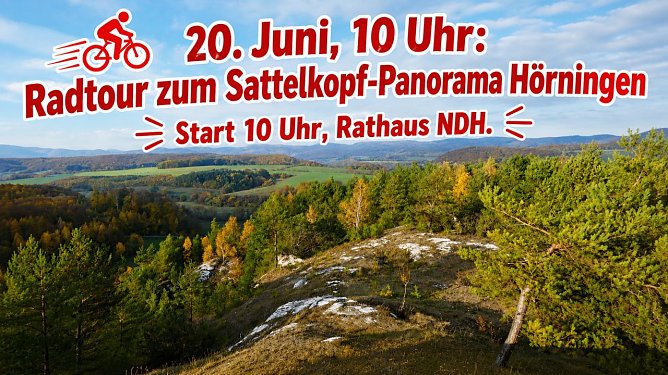 Am 20. Juni geht es mit dem Rad nach H&ouml;rningen. (Foto: Pressestelle Stadt Nordhausen)