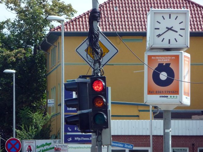 Ampel-Provisorium (Foto: nnz)