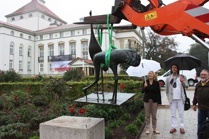 Kraniche zurück (Foto: P. Grabe) Kraniche zurück (Foto: P. Grabe)