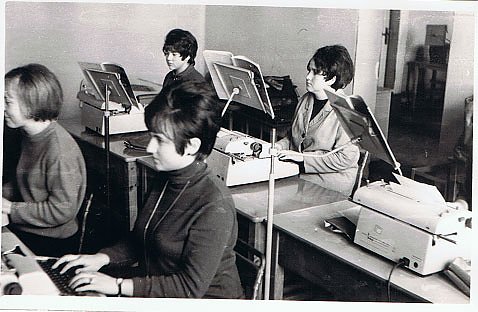 Facharbeiterausbildung 1970 (Foto: Archiv Schule)