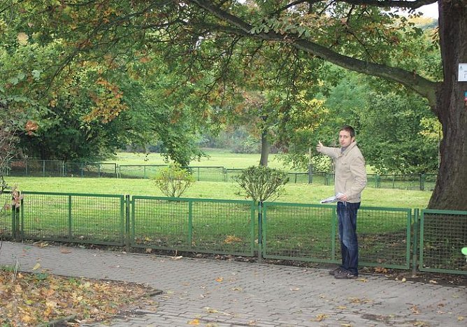 Weg am Stadtpark (Foto: I. Bergmann)