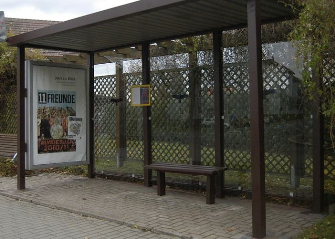 Neue Haltestelle (Foto: Stadtwerke)