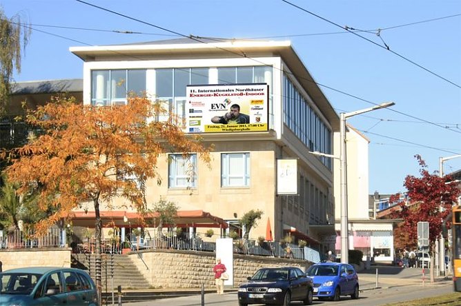 Werben mit LED-Wand (Foto: privat) Werben mit LED-Wand (Foto: privat)