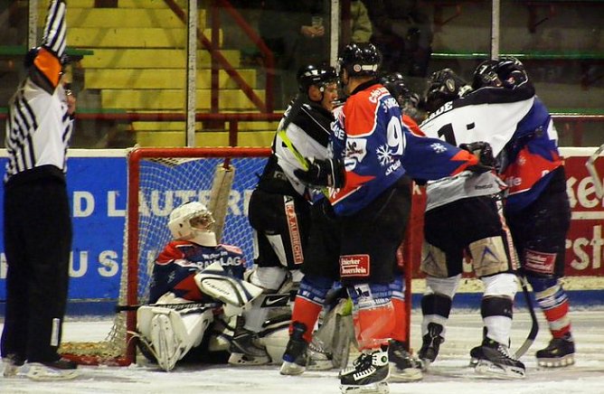 Die Bullen kommen (Foto: R. Koch)