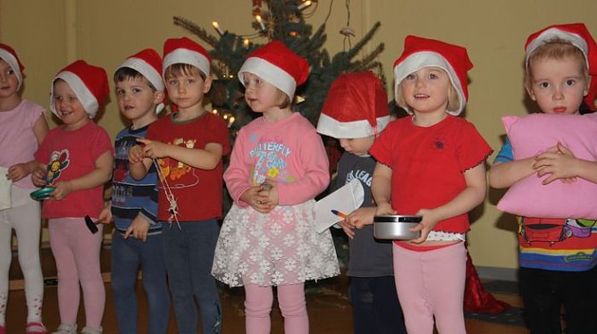 Besuch im Kindergarten (Foto: I. Bergmann) Besuch im Kindergarten (Foto: I. Bergmann)