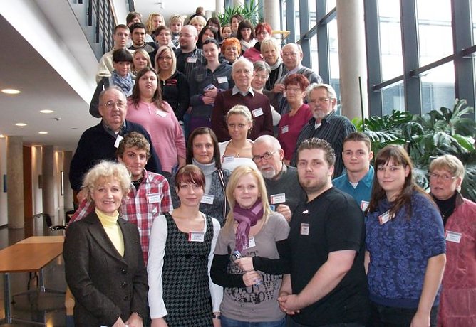 Besuch im Landtag (Foto: M. Mitteldorf)