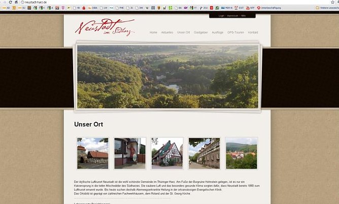 Startseite (Foto: nnz)