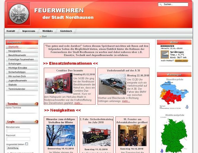 Web-Seite (Foto: nnz) Web-Seite (Foto: nnz)