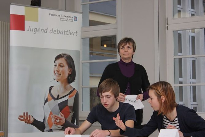 Debatten im B&uuml;rgersaal (Foto: P. Grabe)