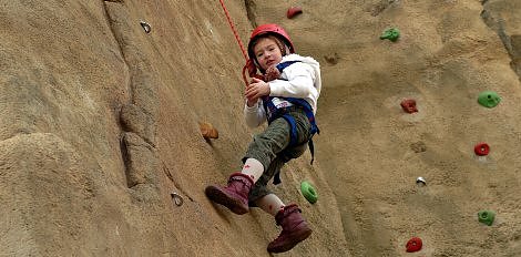 Klettern macht Spaß (Foto: Wiethoff) Klettern macht Spaß (Foto: Wiethoff)