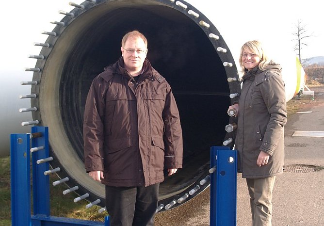 Zaremba mit Assistentin (Foto: nnz)