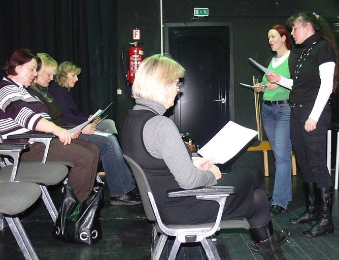 Kanon gesungen (Foto: C. Wille) Kanon gesungen (Foto: C. Wille)