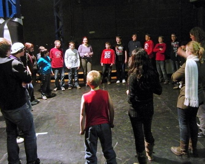 Erste Probe (Foto: I. Kühn) Erste Probe (Foto: I. Kühn)