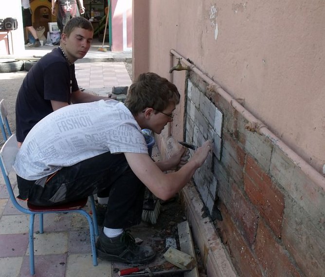 Arbeiten in Marokko (Foto: privat) Arbeiten in Marokko (Foto: privat)