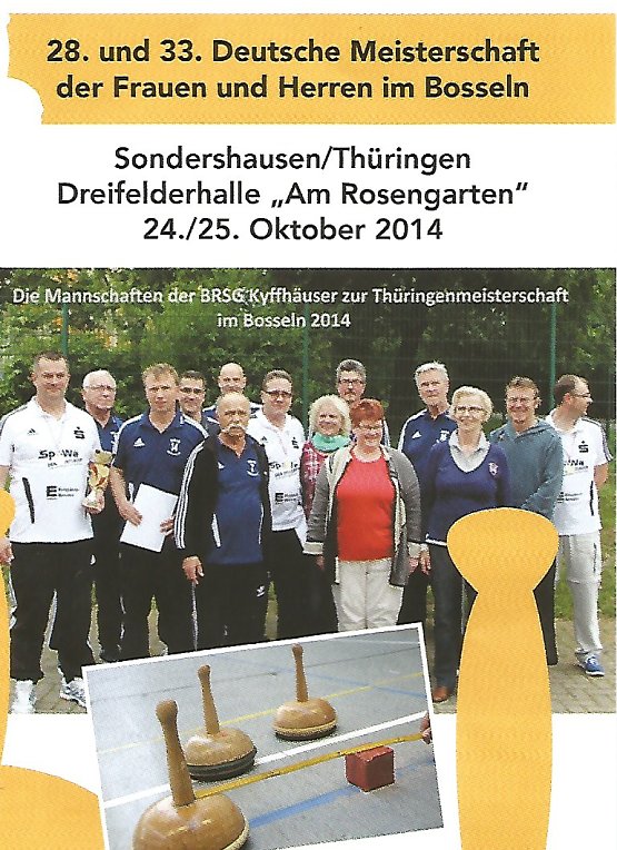 Bild: Deutsche Meisterschaften im Bosseln