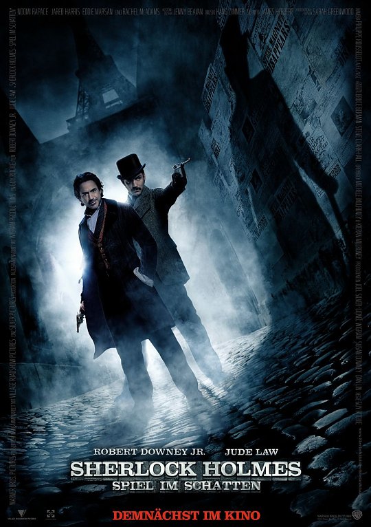 Filmplakat: Sherlock Holmes: Spiel im Schatten (Foto: Warner Bros.)