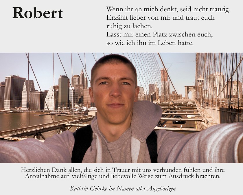 Robert Gehrke (Foto: Bestattungshaus H&Ouml;FER)