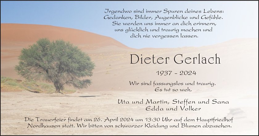 Dieter Gerlach (Foto: Beigang)