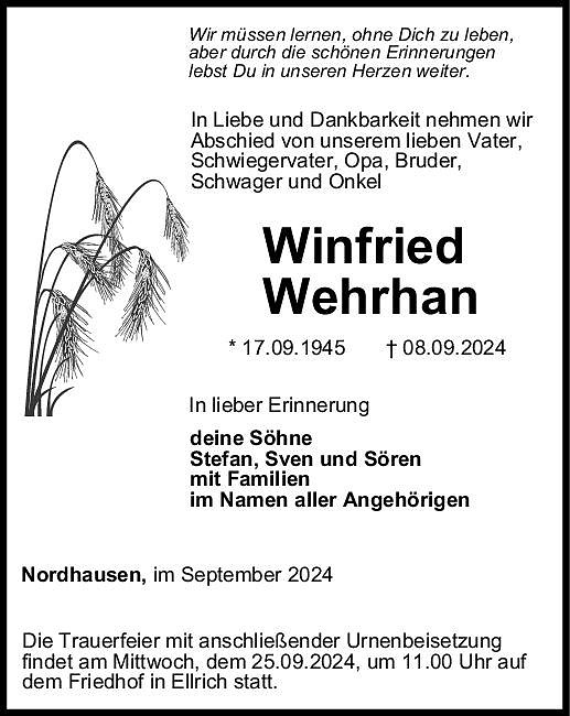 Traueranzeige (Foto: Bestattung Baumgarten)