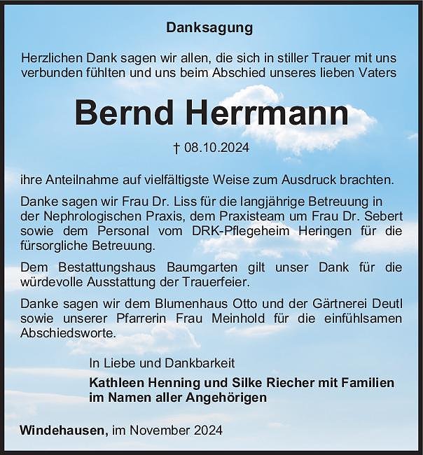 Danksagung (Foto: Bestattung Baumgarten)