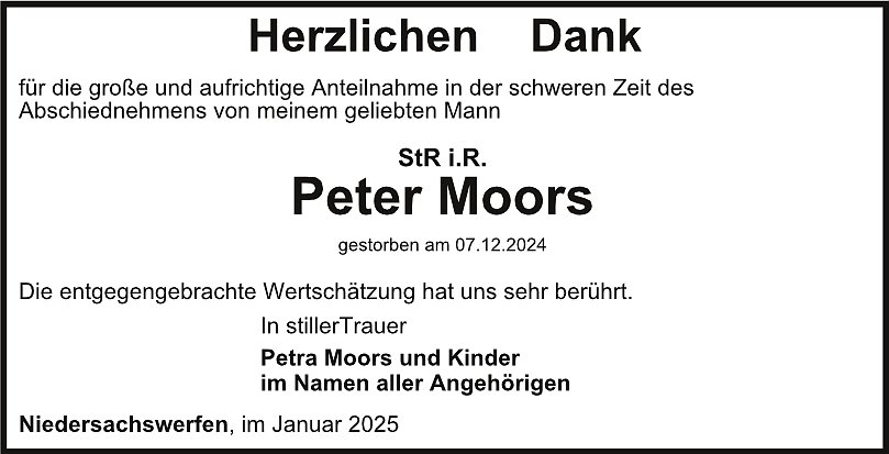 Danksagung (Foto: Kramer)