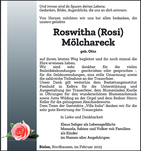 Traueranzeige M&ouml;lchareck (Foto: privat)