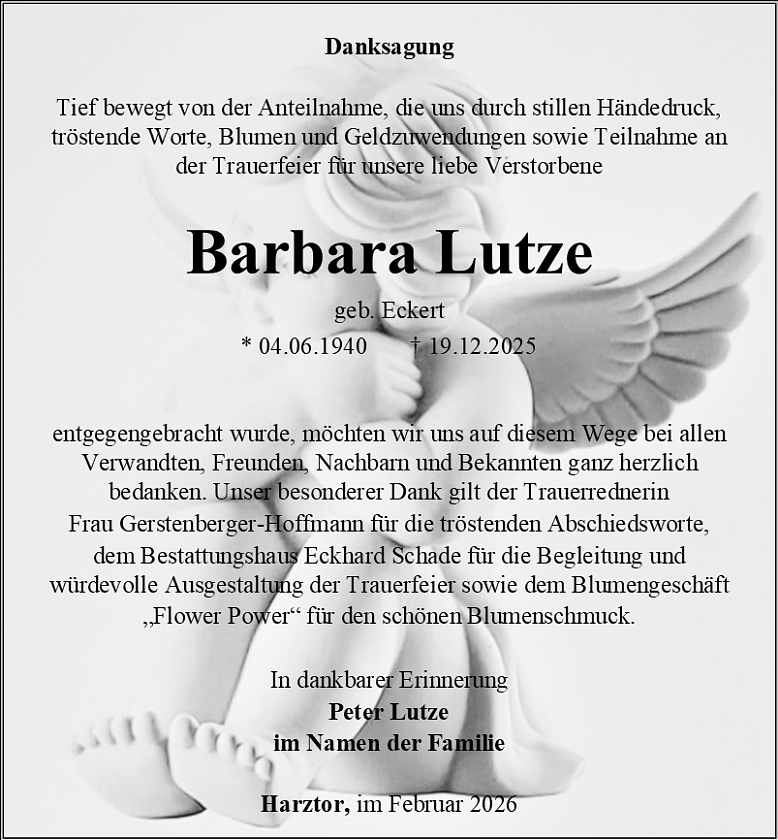 Danksagung (Foto: Schade)