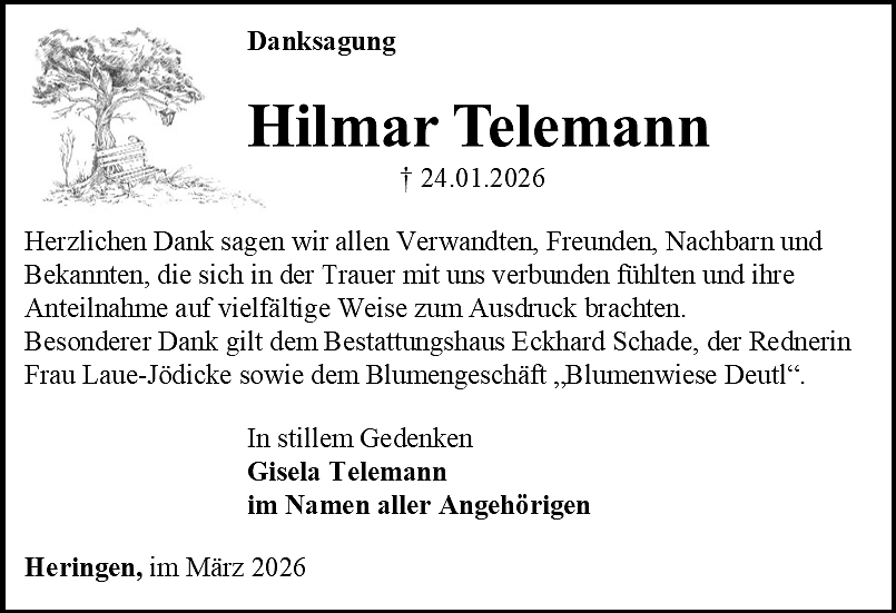 Danksagung (Foto: Schade)