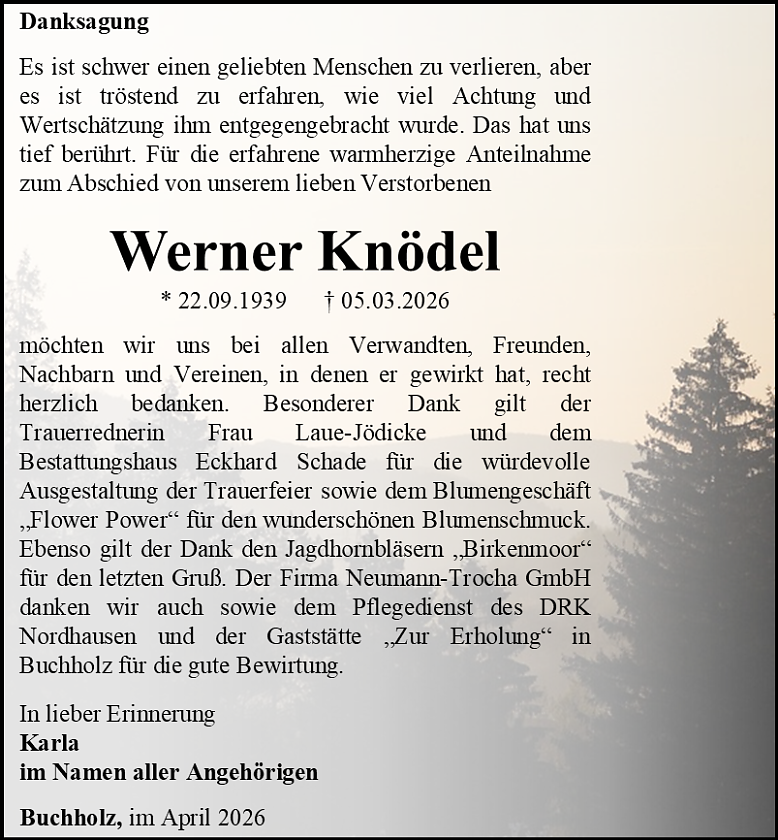 Danksagung (Foto: Schade)