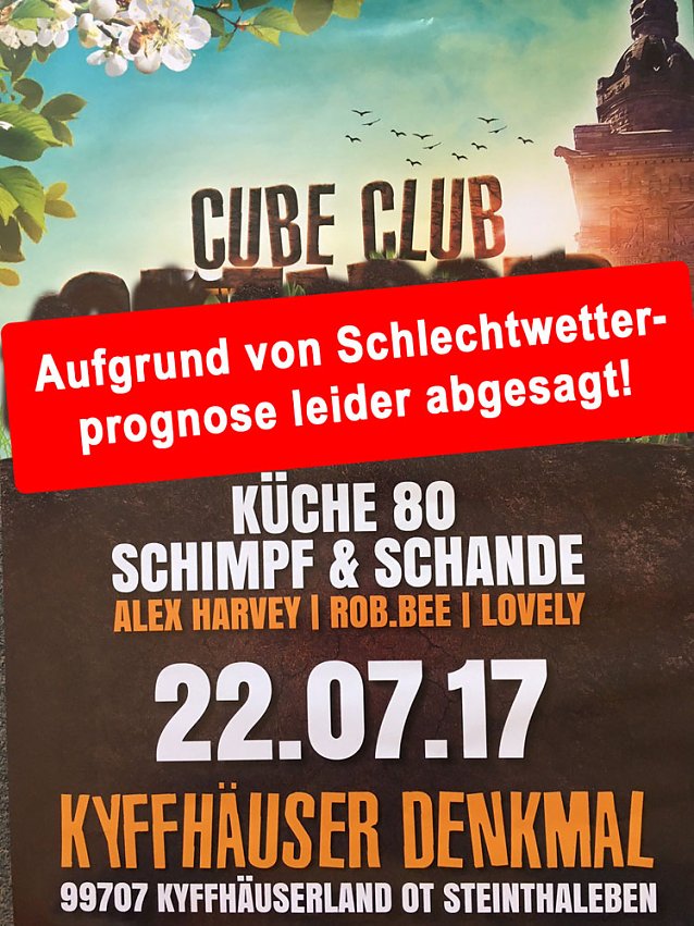 Bild: Open Air am Kyffh&auml;user abgesagt