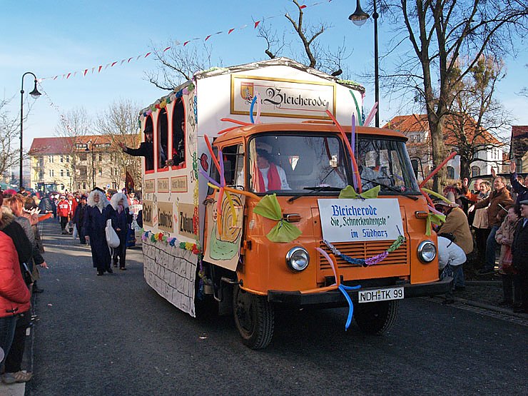 Stra&szlig;enkarneval in Bleicherode
