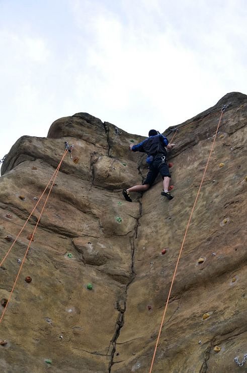 Klettern auf den Berg