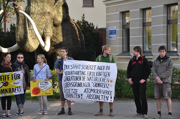 Mahnwache gegen Atomkraft