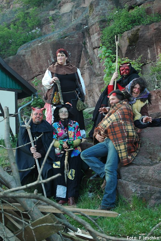 Maisprung auf der Burg