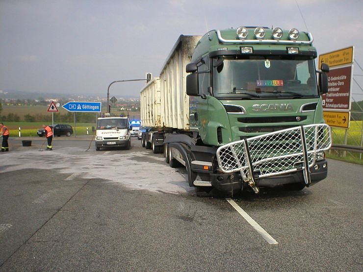 Crash an der Abfahrt