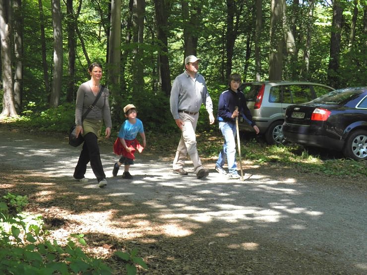 Wanderung in Familie