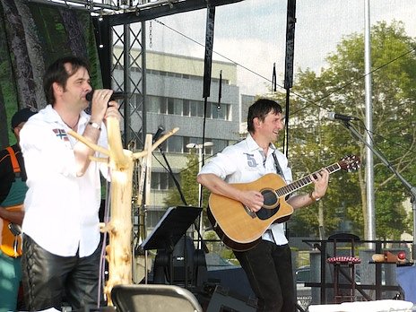 party auf dem Parkdeck