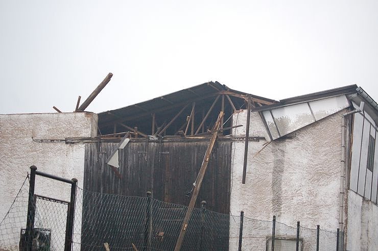 Sturm verursacht Sch&auml;den