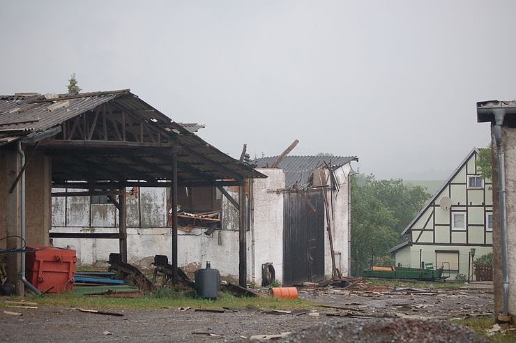Sturm verursacht Sch&auml;den