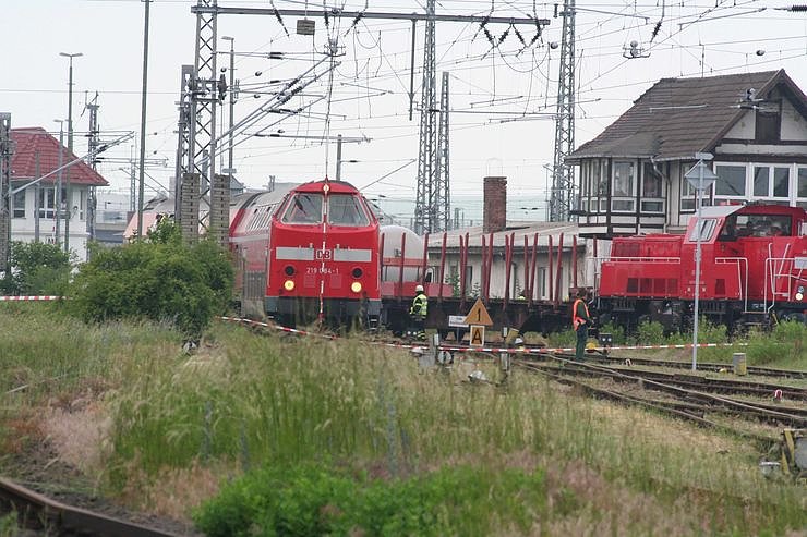 &Uuml;bung am Bahnhof