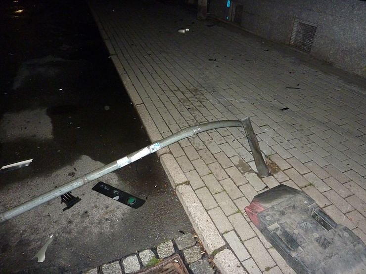 Crash am Taschenberg