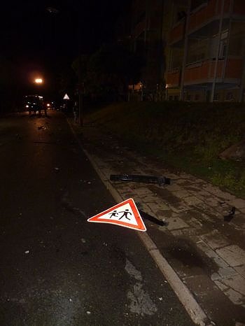 Crash am Taschenberg