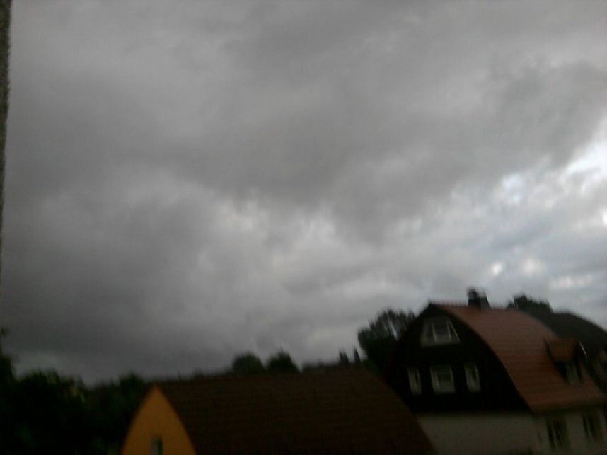 Unwetter &uuml;ber Bielen