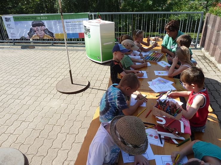Fr&uuml;h &uuml;bt sich - auch in Verkehrserziehung