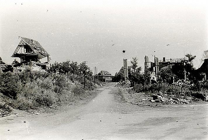 Nordhausen nach der Zerst&ouml;rung