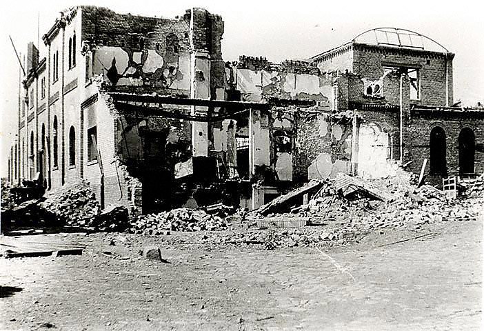 Nordhausen nach der Zerst&ouml;rung